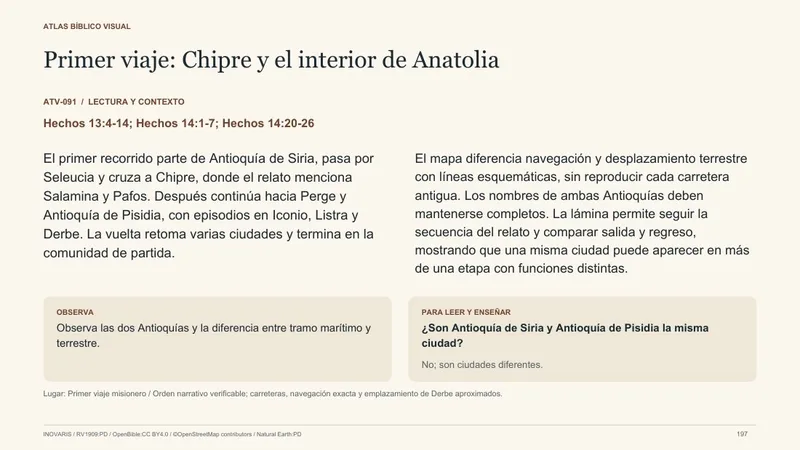 Los viajes de Pablo: lectura y contexto